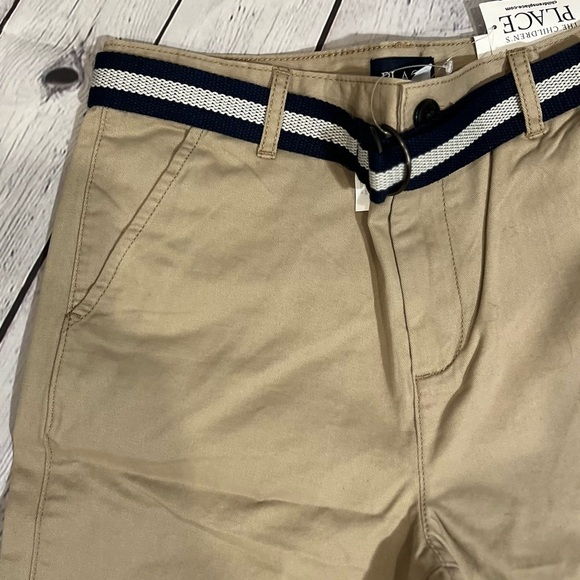 Children's Place Boys' Belted Chino Shorts NWT - Picture 8 of 9